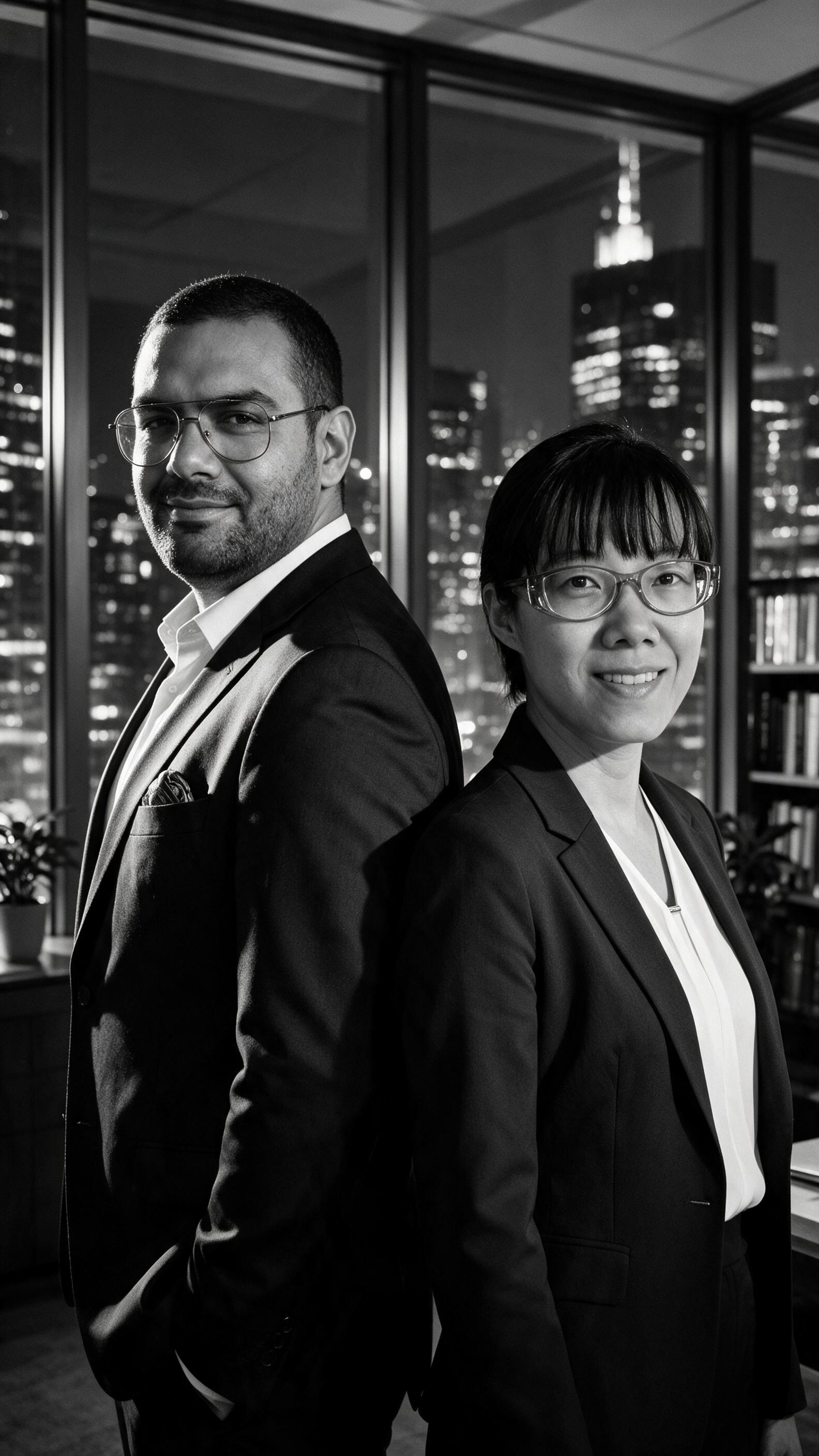 Georgi Dimitrov, CEO, and Trang Nguyen, CFO, at the IT Colective office in Plovdiv